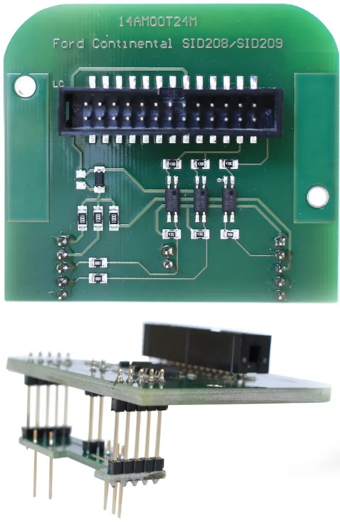 Adaptateur pour ECU Continental SID208-SID209 (Infineon Tricore) 14AM00T24M